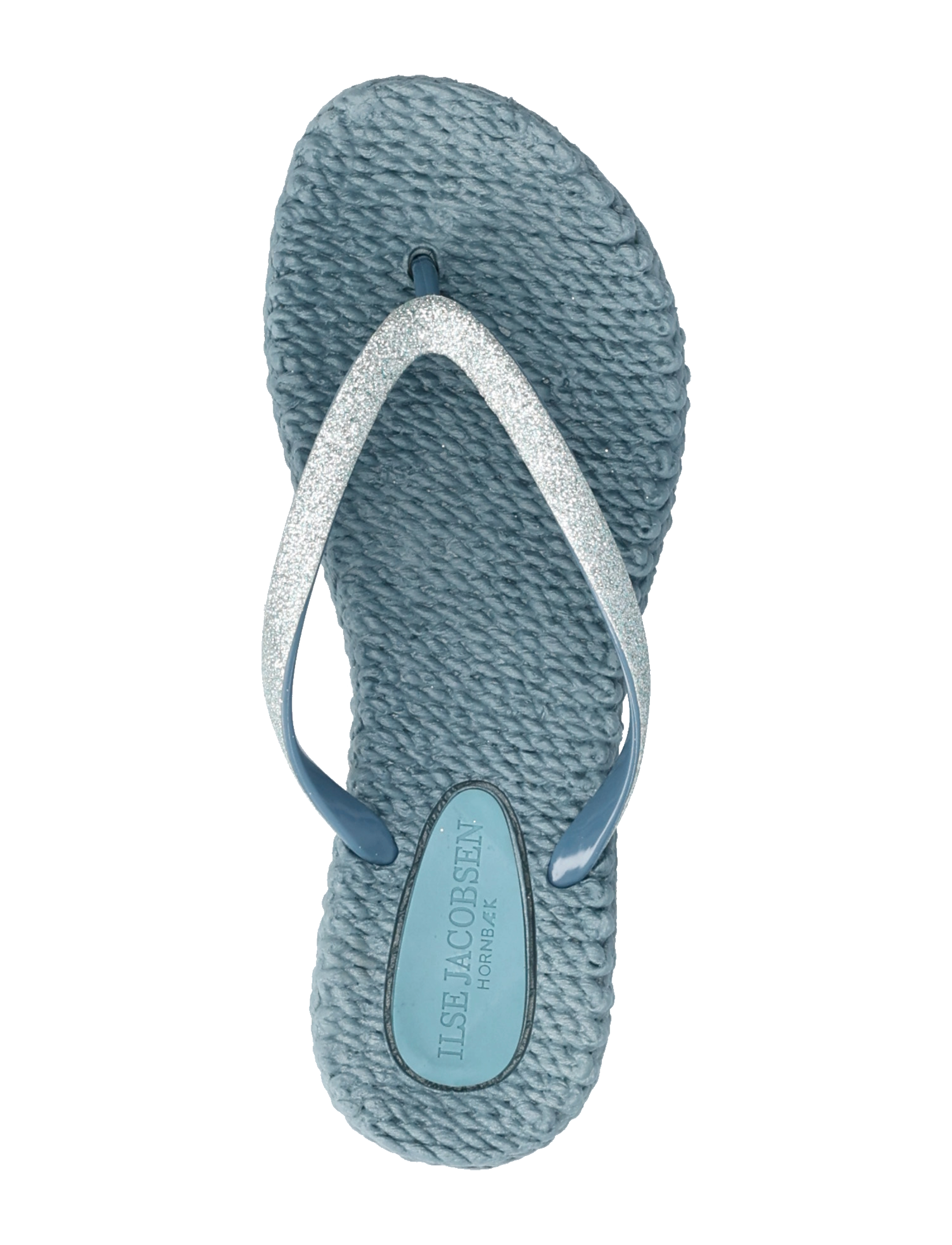 Ilse Jacobsen - FLIPFLOP WITH GLITTER - basics - 677 lichen blue - 3