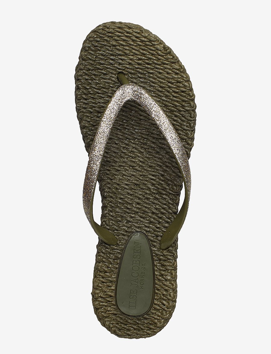 Ilse Jacobsen - Flip Flops with Glitter - basics - army - 3
