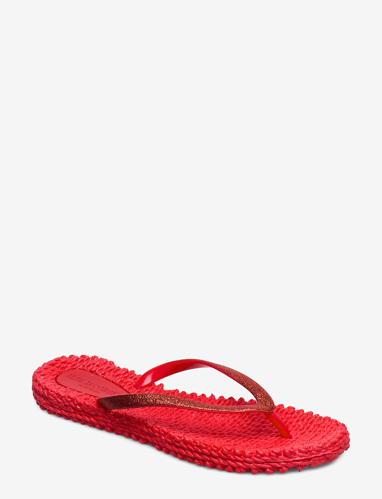 Ilse Jacobsen - Flip Flop With Glitter - lowest prices - deep red - 0