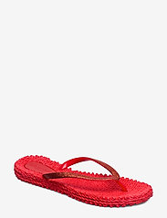 Flip Flop With Glitter - DEEP RED