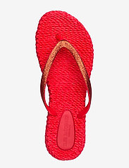 Ilse Jacobsen - Flip Flop With Glitter - najniższe ceny - deep red - 3