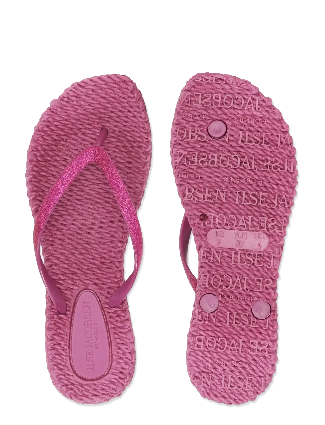 Ilse Jacobsen - FLIPFLOP WITH GLITTER - laveste priser - magenta haze - 4