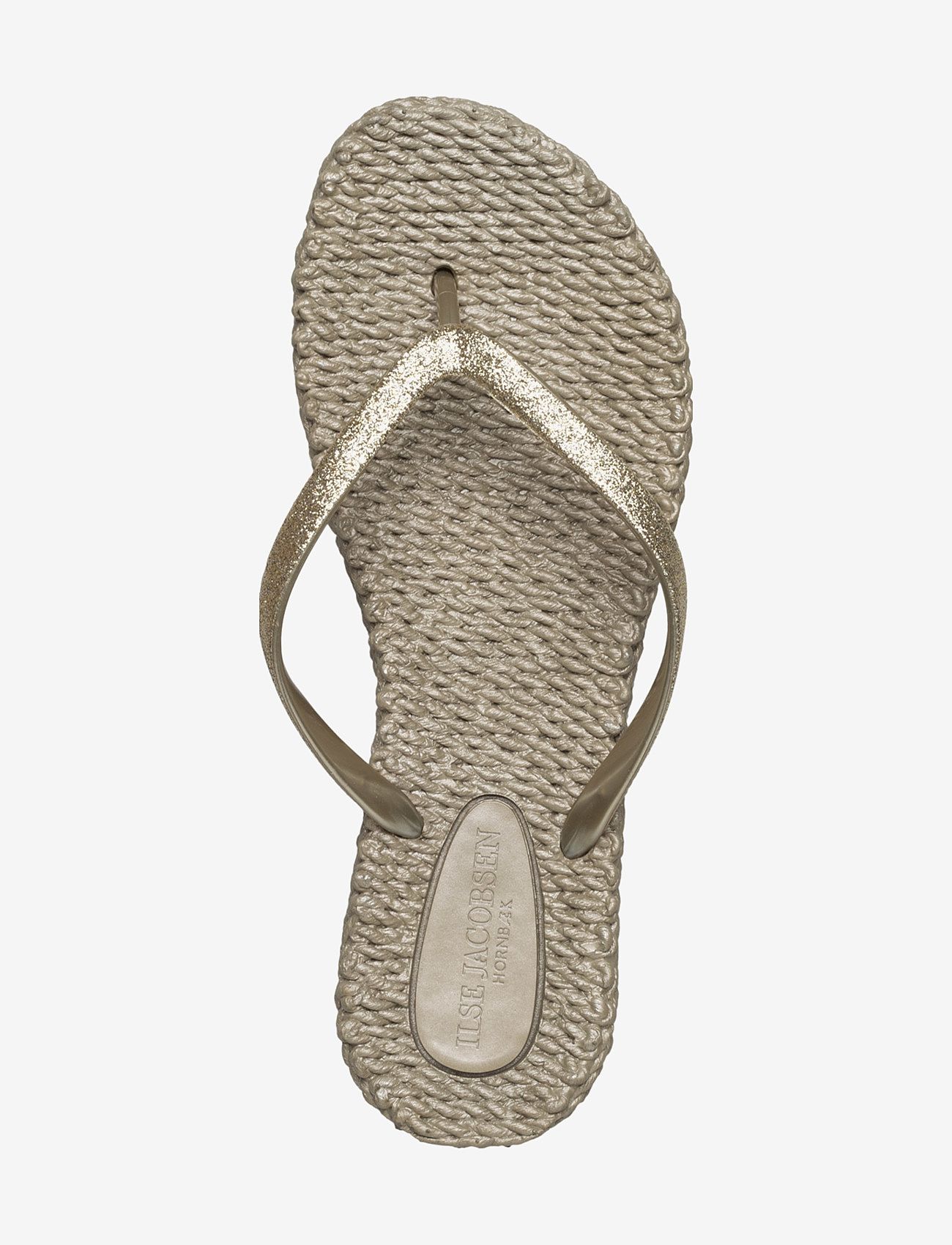 Ilse Jacobsen - Flip Flops with Glitter - basplagg - platin - 3