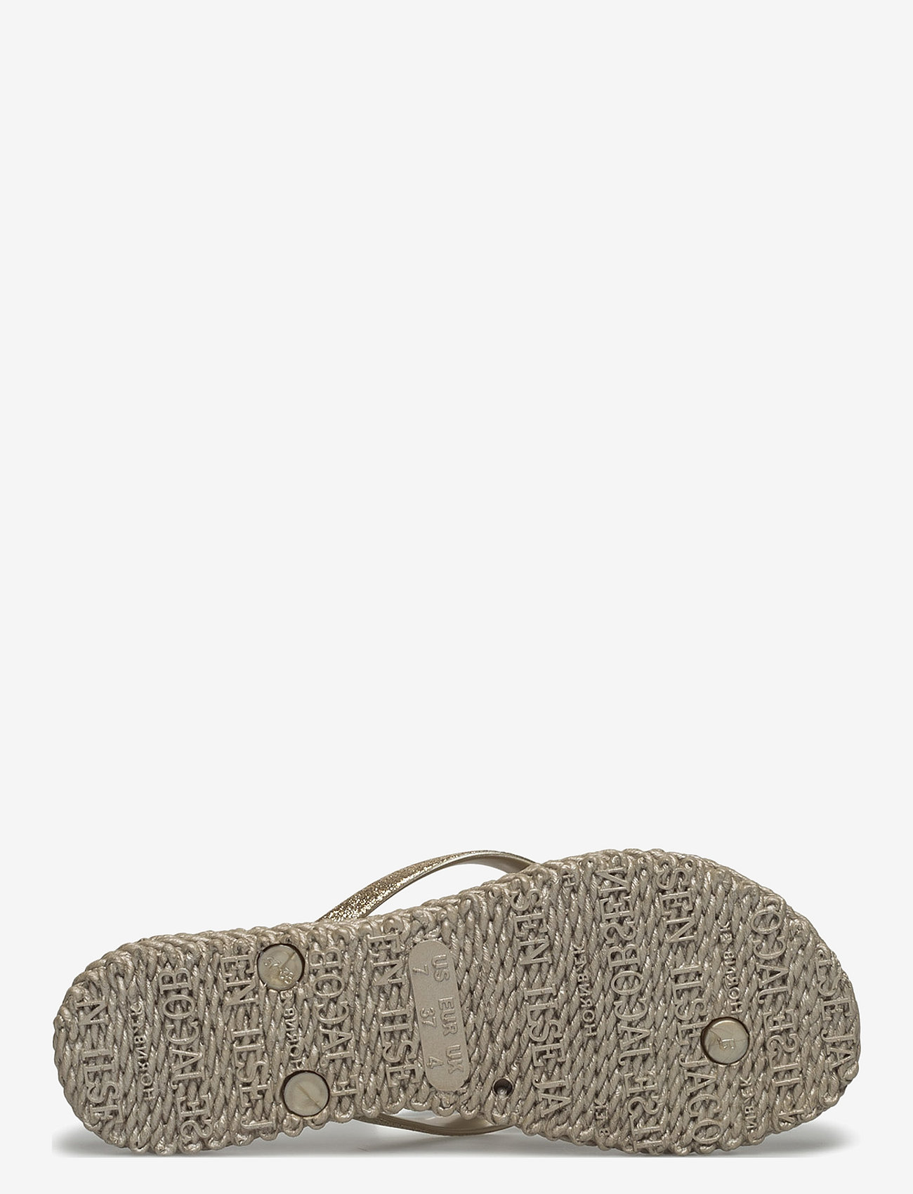 Ilse Jacobsen - Flip Flops with Glitter - basplagg - platin - 4