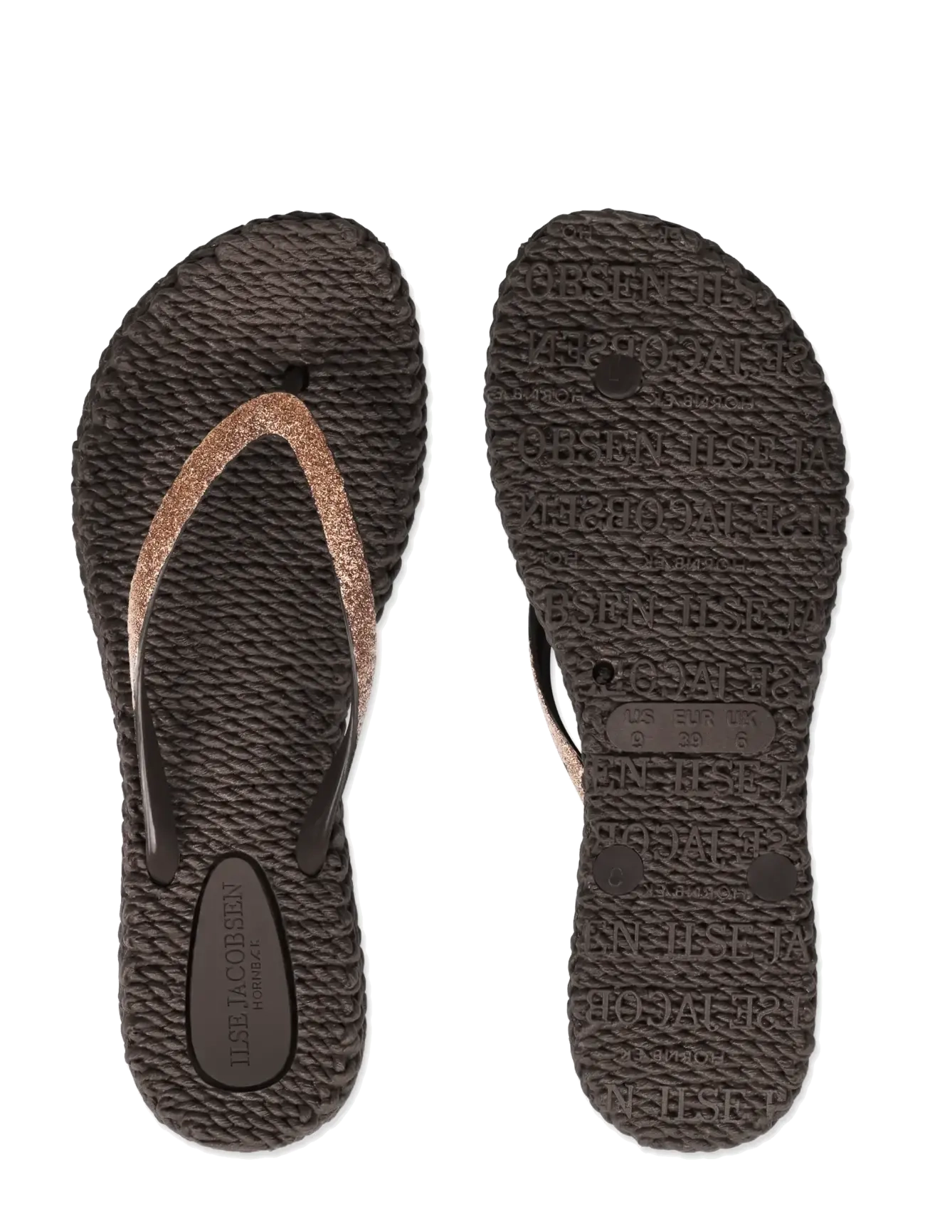 Ilse Jacobsen - FLIPFLOP WITH GLITTER - lowest prices - prune - 3