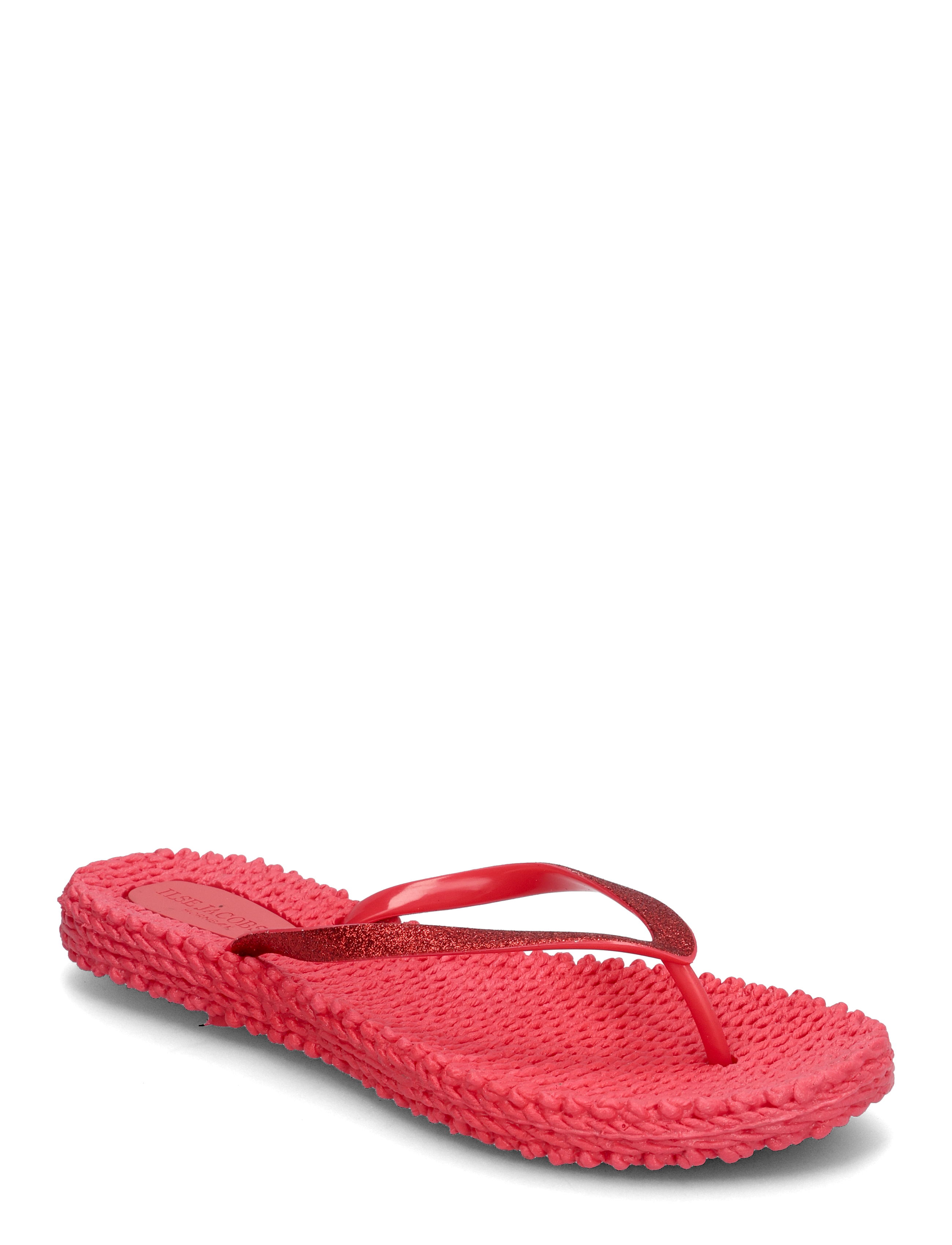 Ilse Jacobsen Flip Flop With Glitter - Schuhe - RASPBERRY / pink/rose