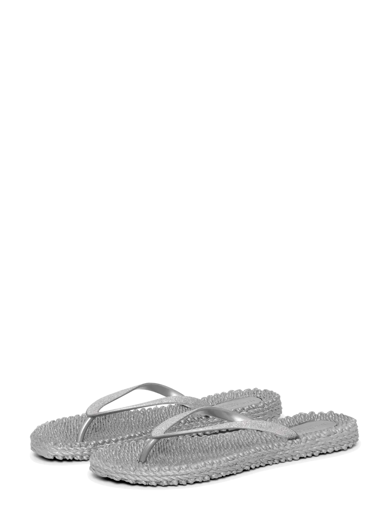 Ilse Jacobsen Flip Flop With Glitter - Ilse Jacobsen - SILVER / silver