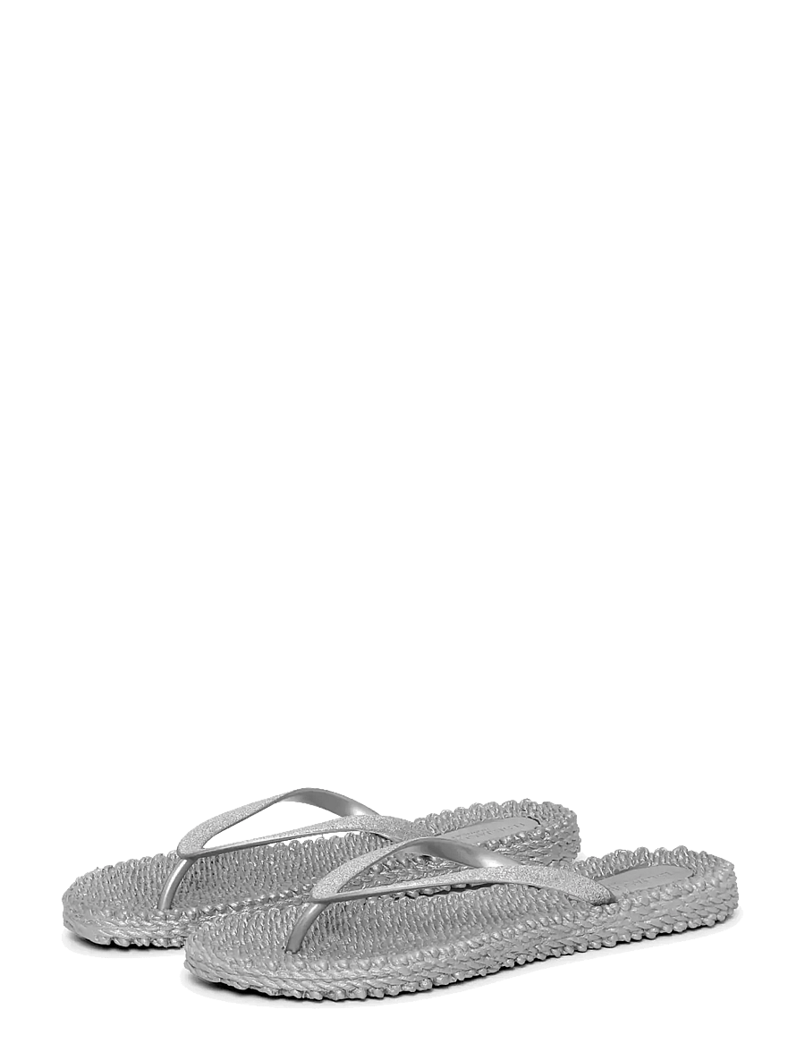 Ilse Jacobsen - Flip Flop With Glitter - basplagg - silver - 0