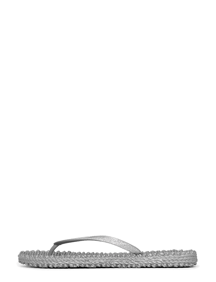 Ilse Jacobsen - Flip Flop With Glitter - basplagg - silver - 3
