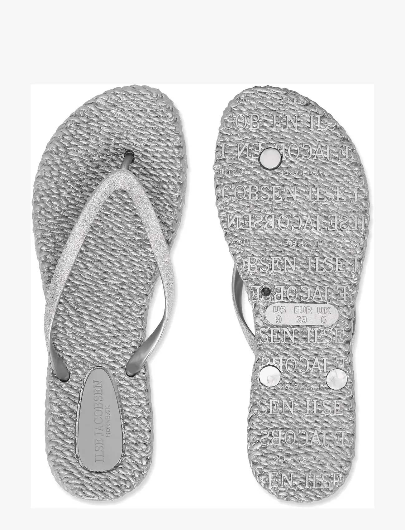 Ilse Jacobsen - Flip Flop With Glitter - põhirõivad - silver - 4