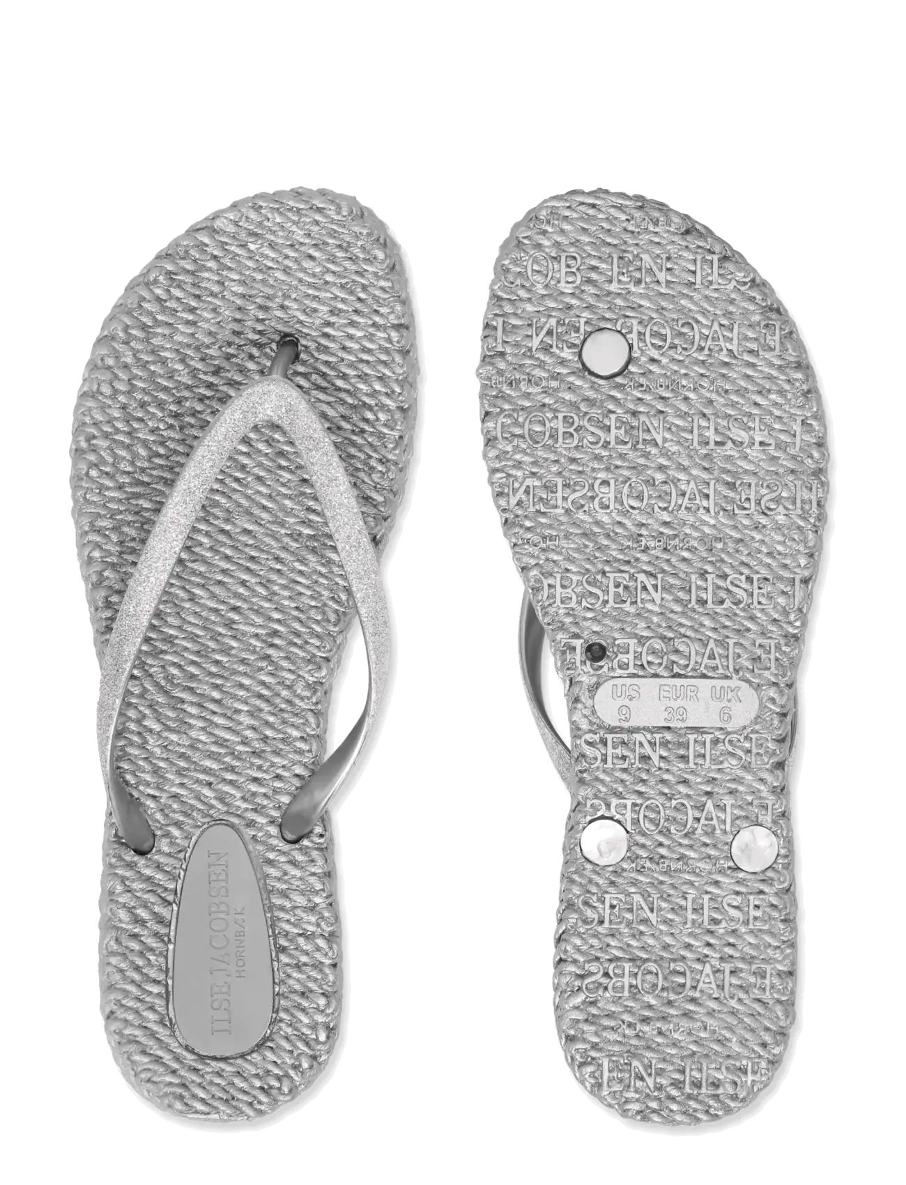 Ilse Jacobsen - Flip Flop With Glitter - basics - silver - 4