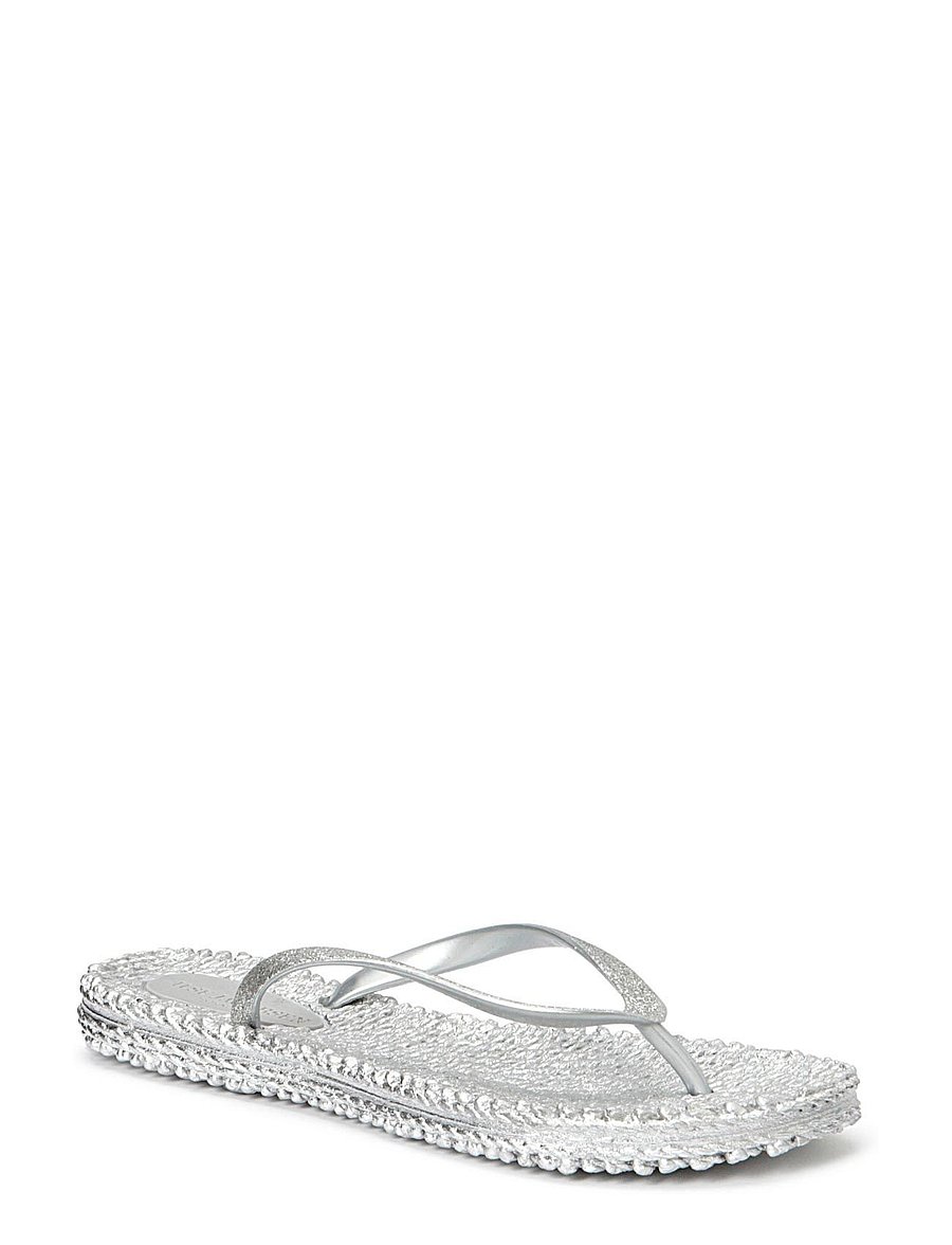 Ilse Jacobsen - Flip Flop With Glitter - basplagg - silver - 1