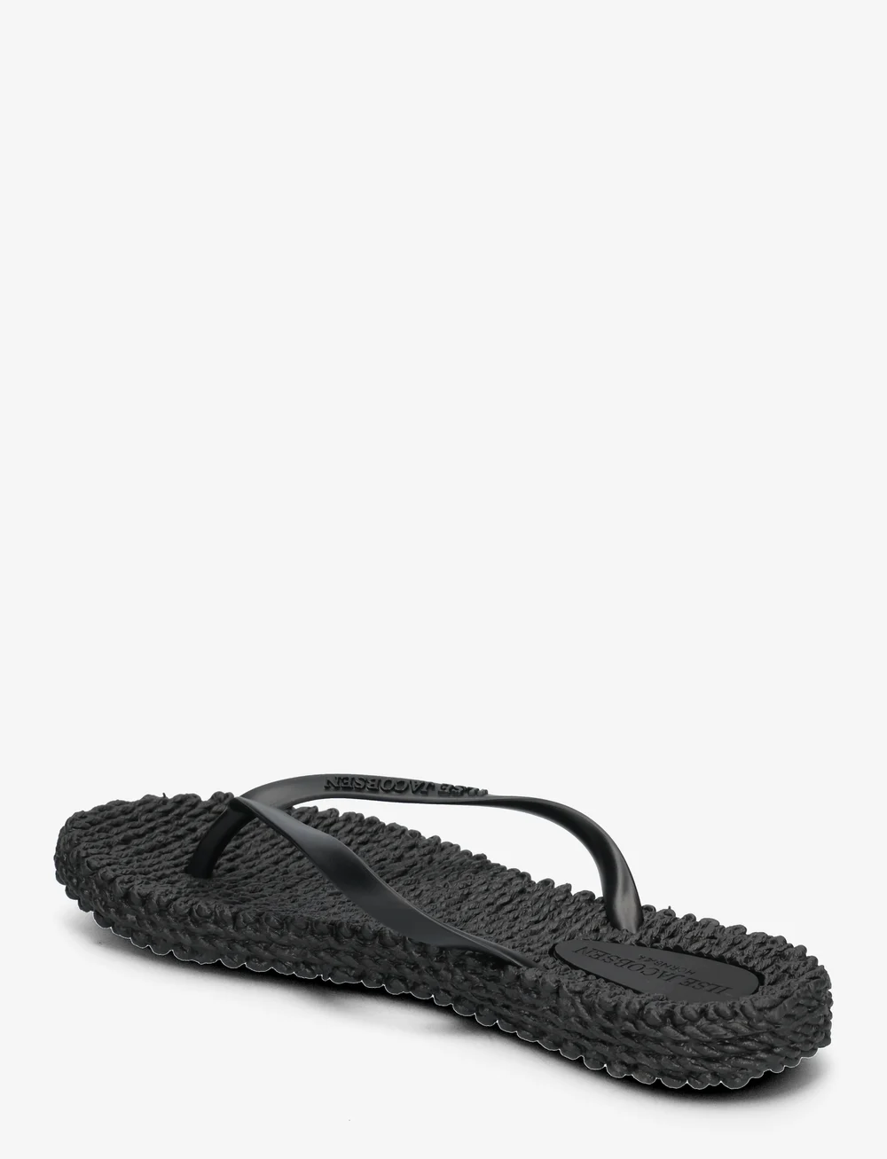 Ilse Jacobsen - Flip Flop With Logo - plätud - 001 black - 2