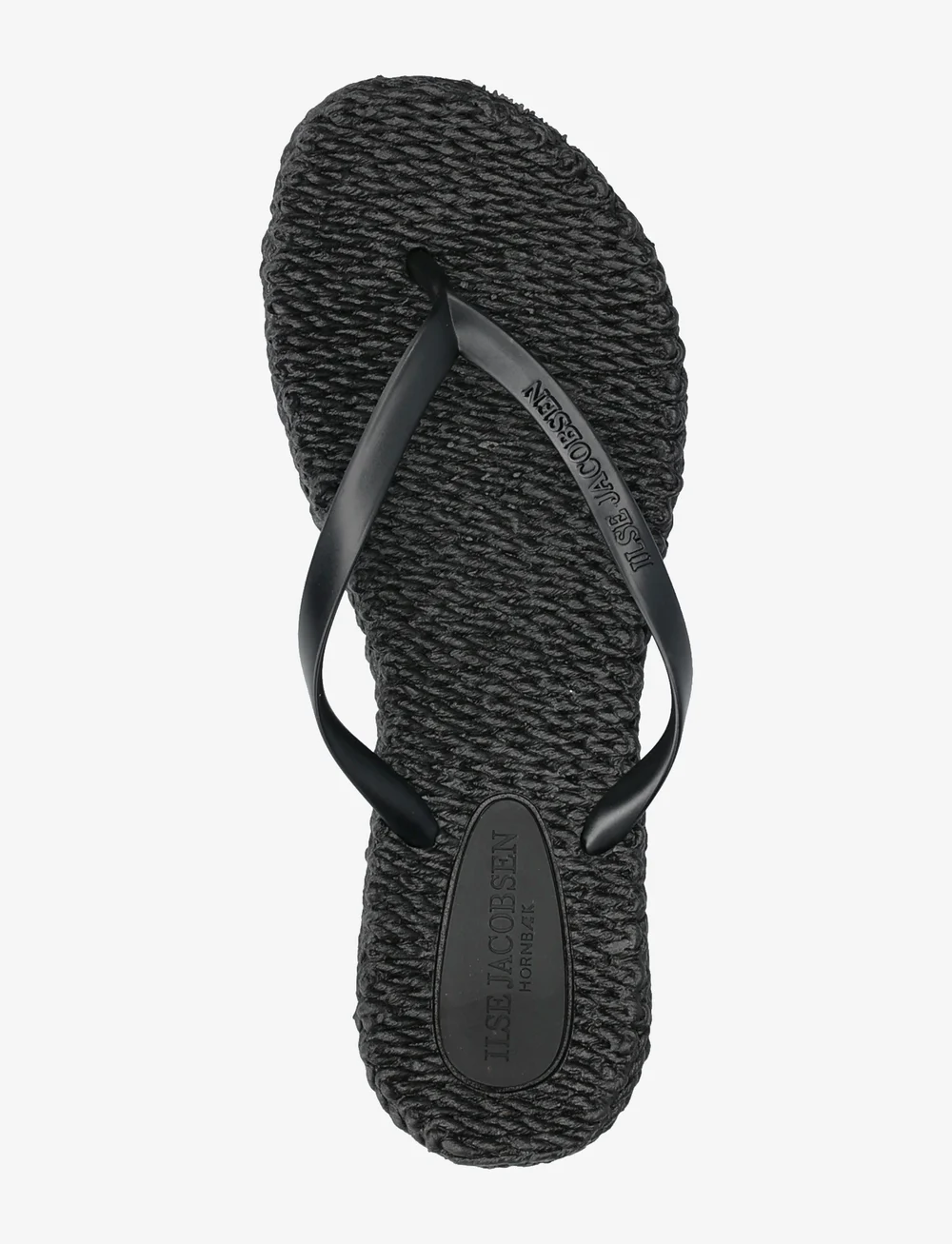 Ilse Jacobsen - Flip Flop With Logo - plätud - 001 black - 3