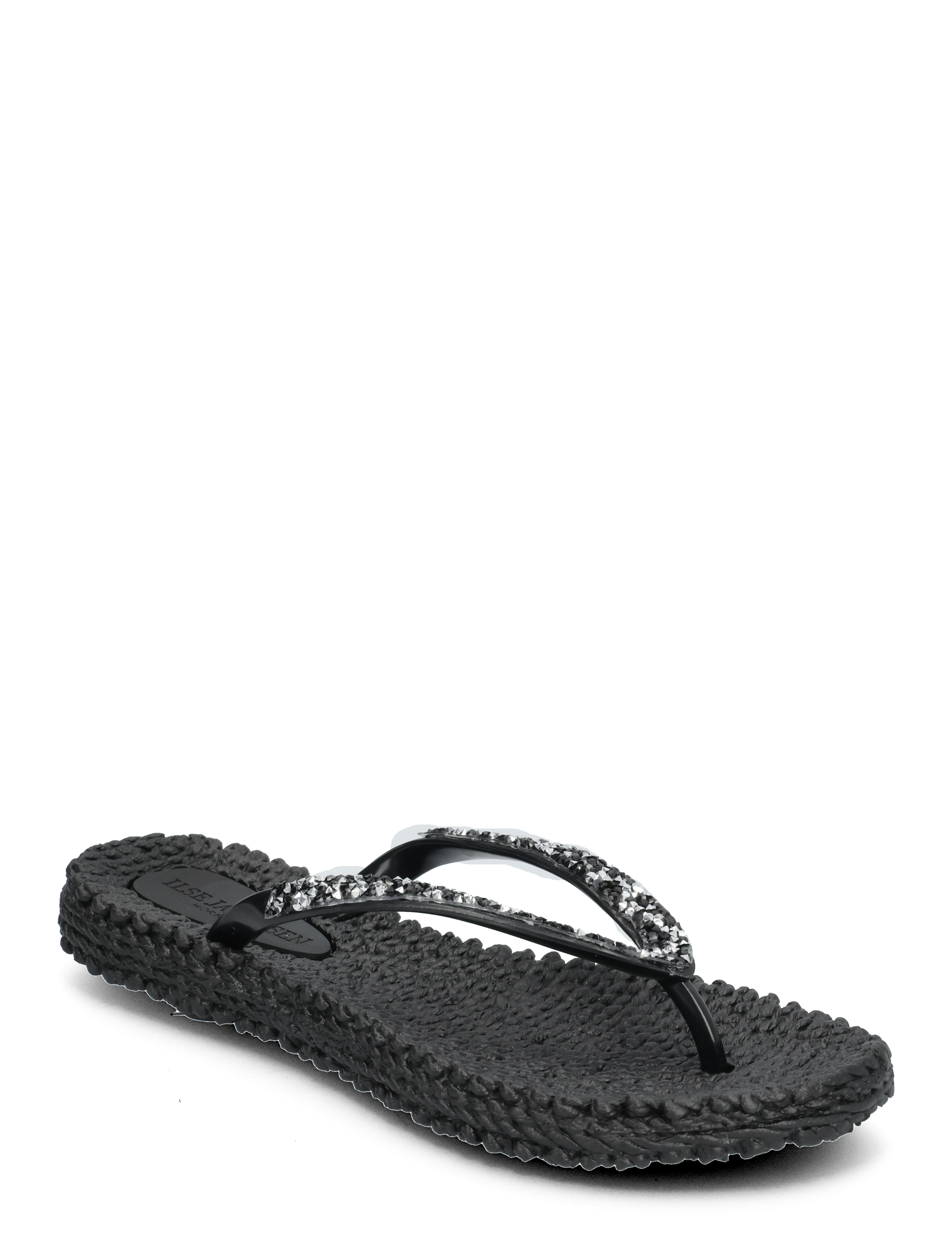 Ilse Jacobsen Flip Flops With Rhinestones, 36, Sandals, Schwarz - Flops, Frauen