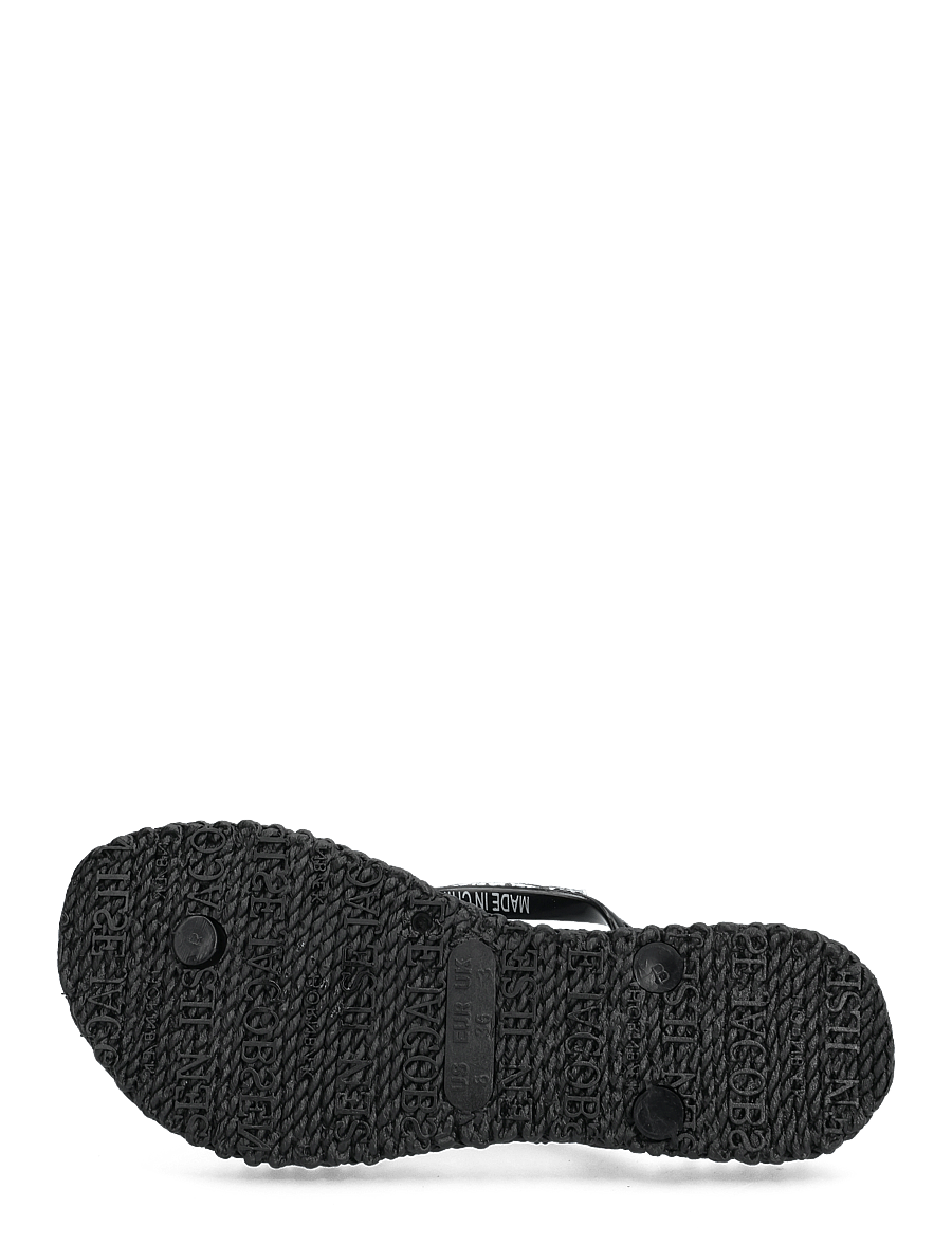 Ilse Jacobsen - Flip Flop With Glitter - flip flops - 001 black - 4