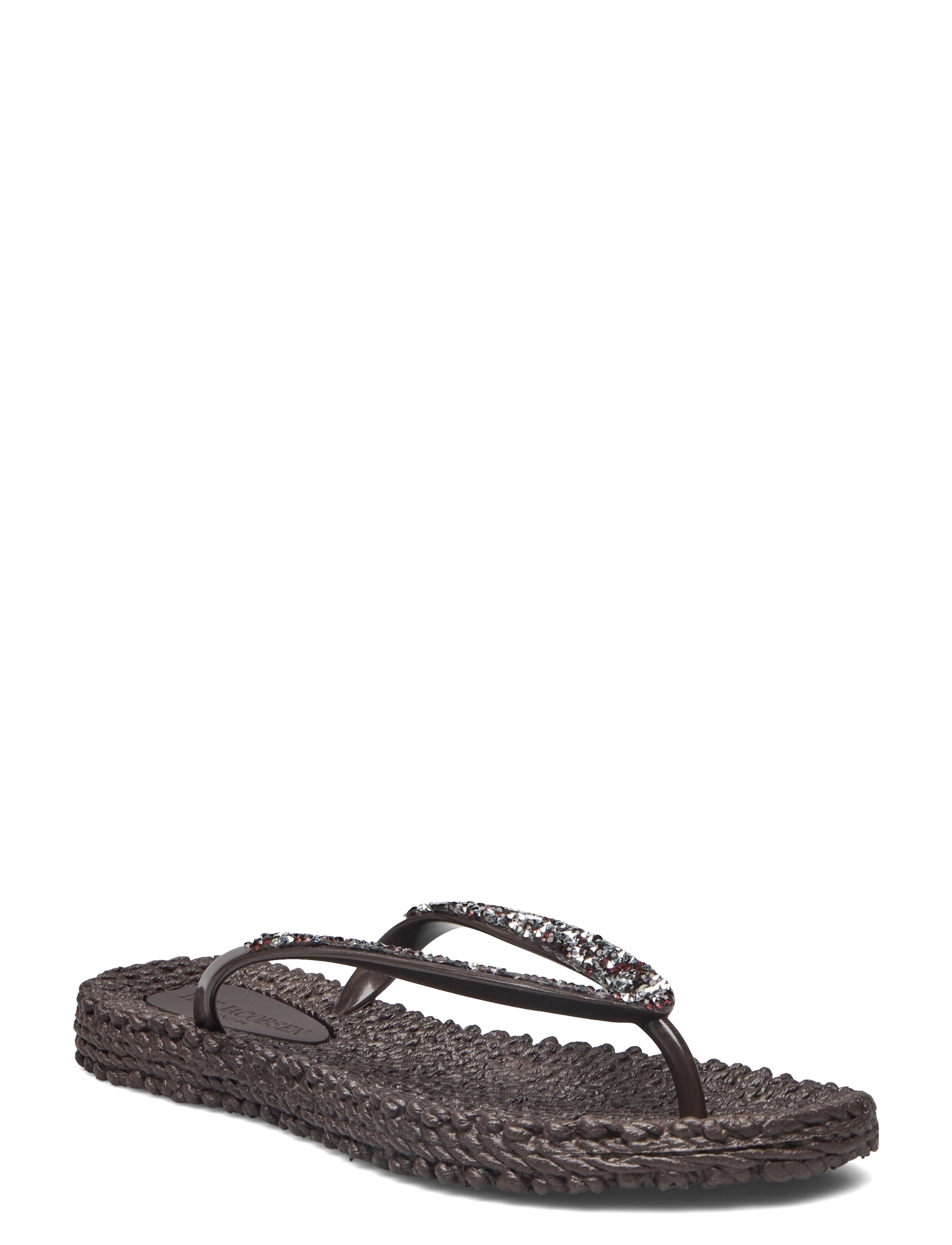 Ilse Jacobsen Flip Flop With Glitter - Schuhe - 540 PRUNE / brown