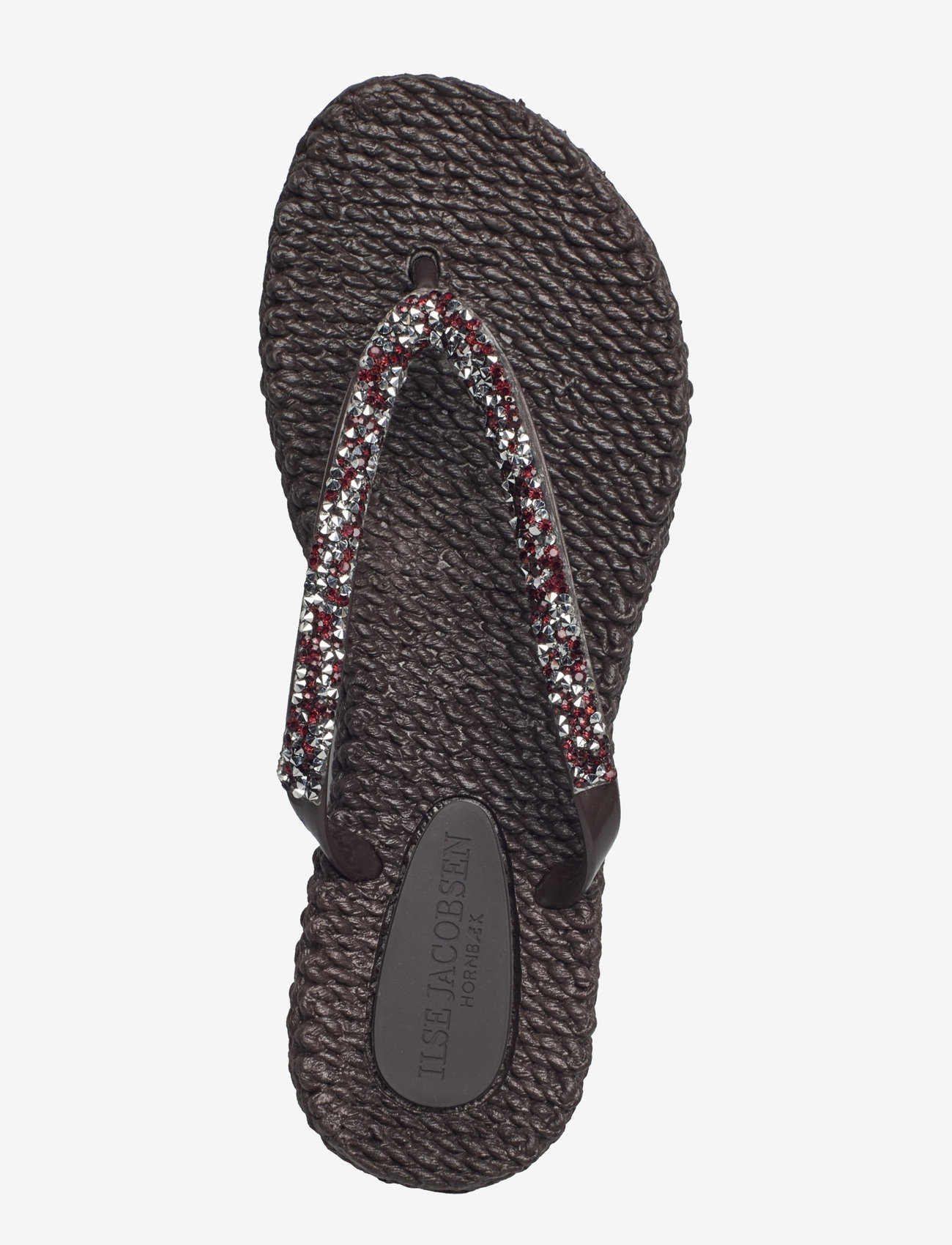 Ilse Jacobsen - Flip Flop With Glitter - plätud - 540 prune - 3