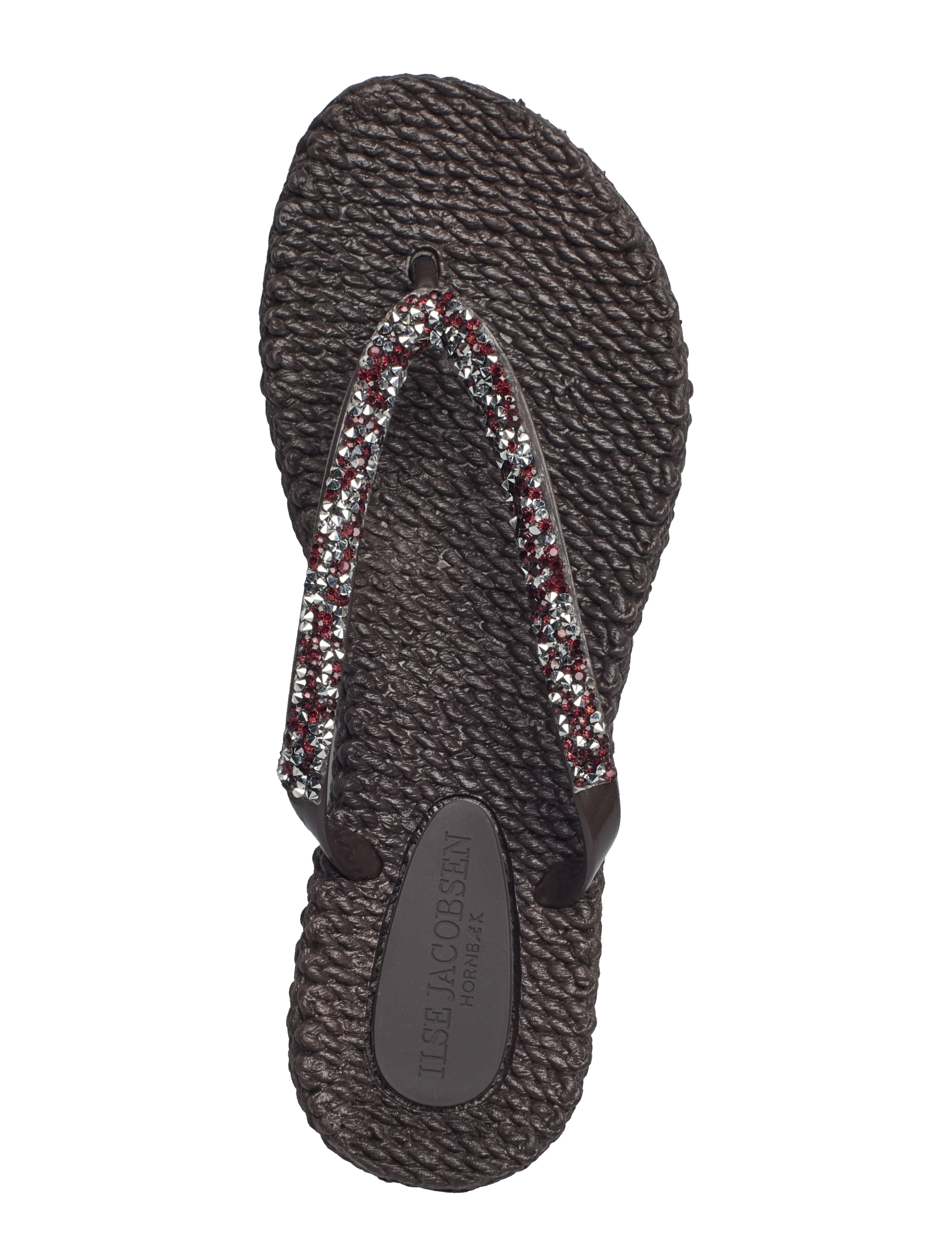 Ilse Jacobsen - Flip Flop With Glitter - flip flops - 540 prune - 3