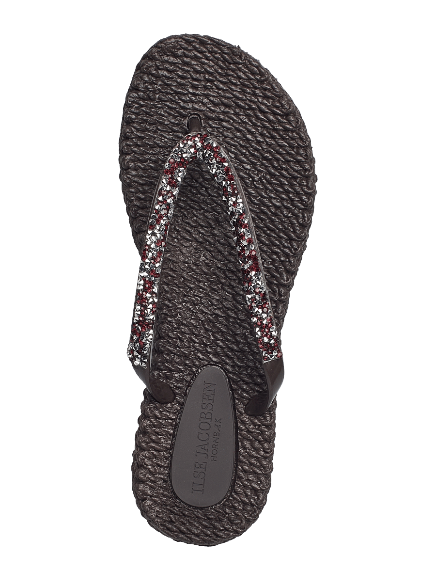 Ilse Jacobsen - Flip Flop With Glitter - flip flops - 540 prune - 3