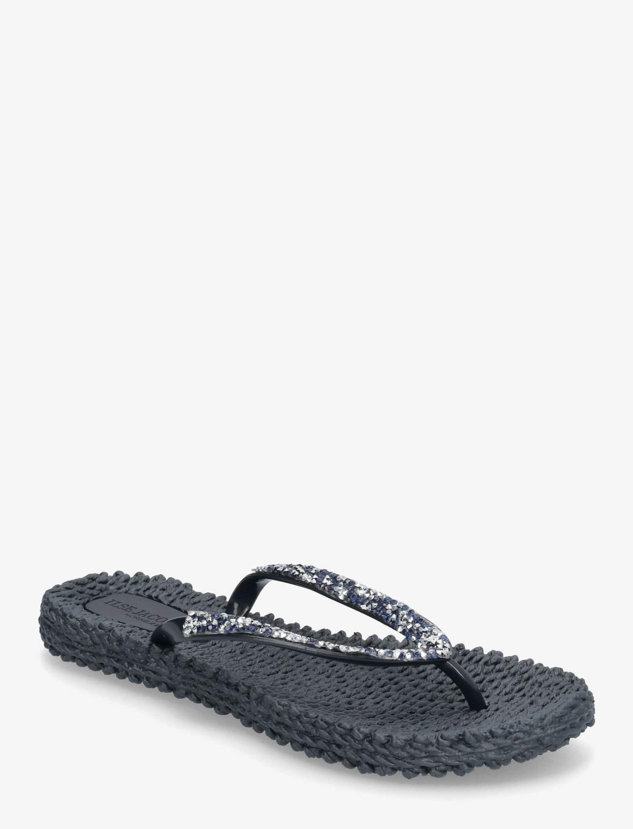 Ilse Jacobsen - Flip Flops With Rhinestones - plätud - dark indigo - 0