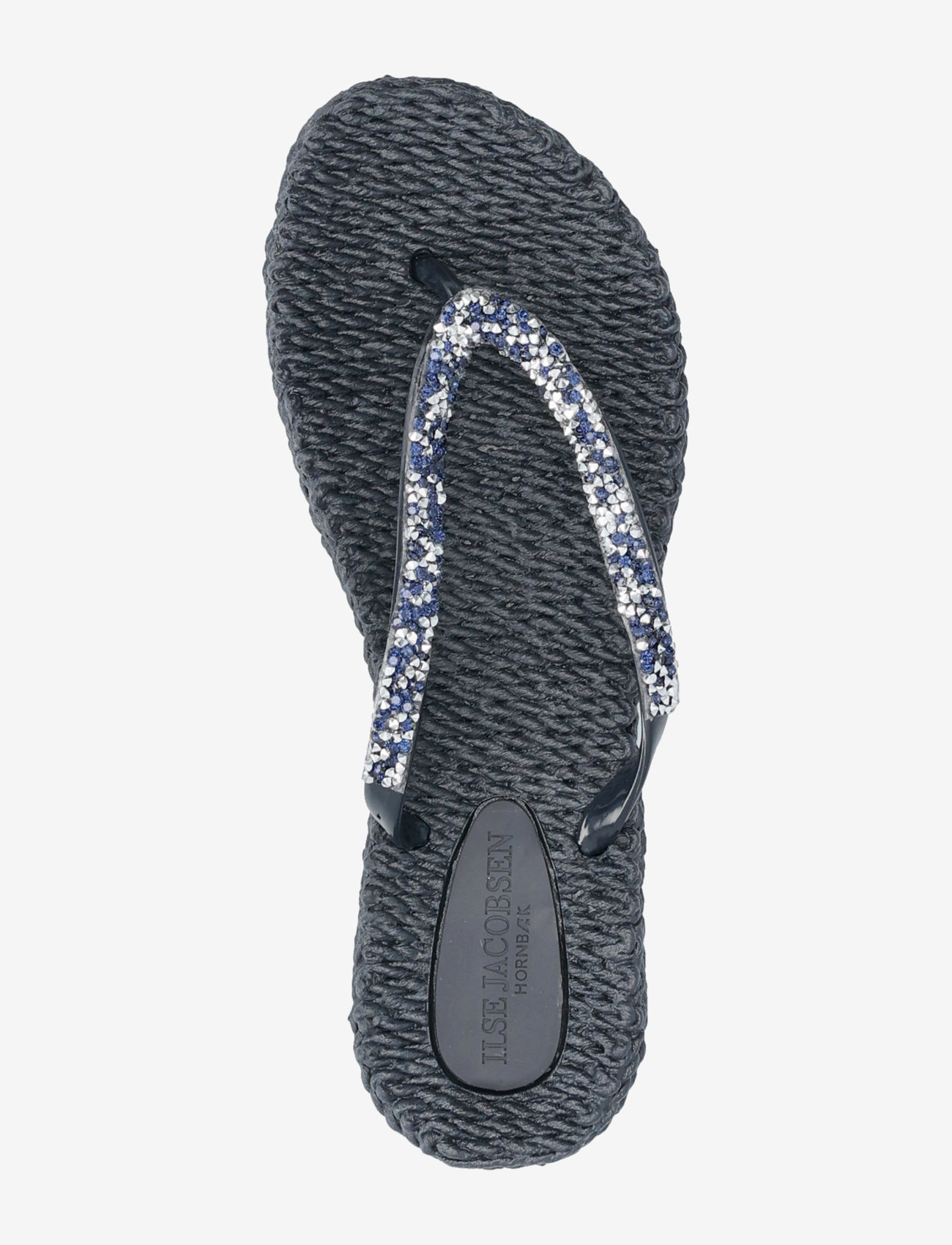 Ilse Jacobsen - Flip Flops With Rhinestones - plätud - dark indigo - 3