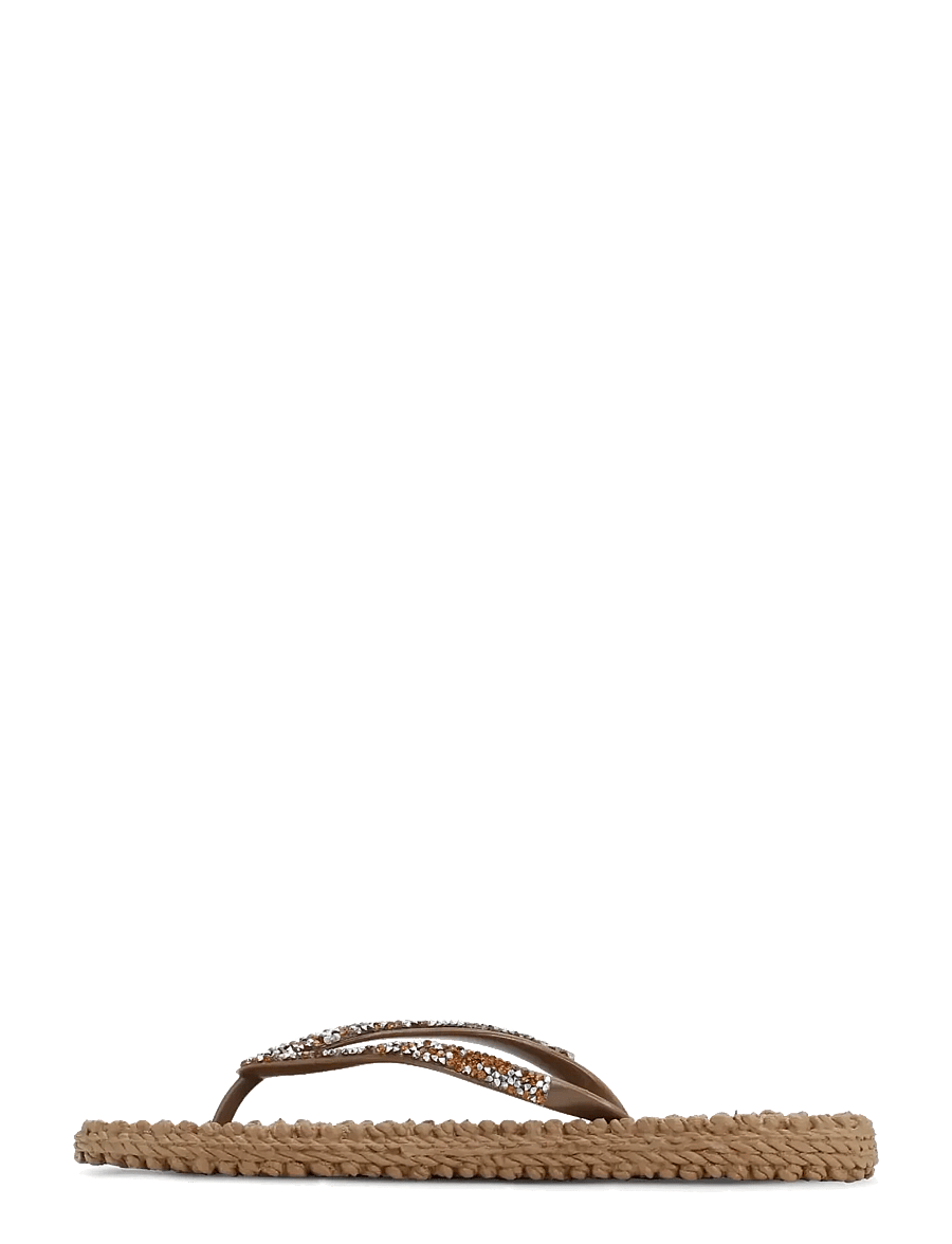 Ilse Jacobsen - Flip Flop With Glitter - flip flops - mocca - 3