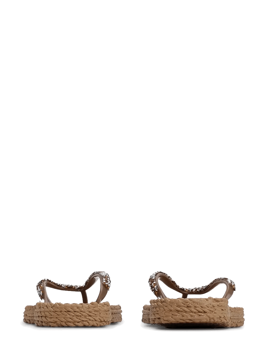 Ilse Jacobsen - Flip Flop With Glitter - flip flops - mocca - 5