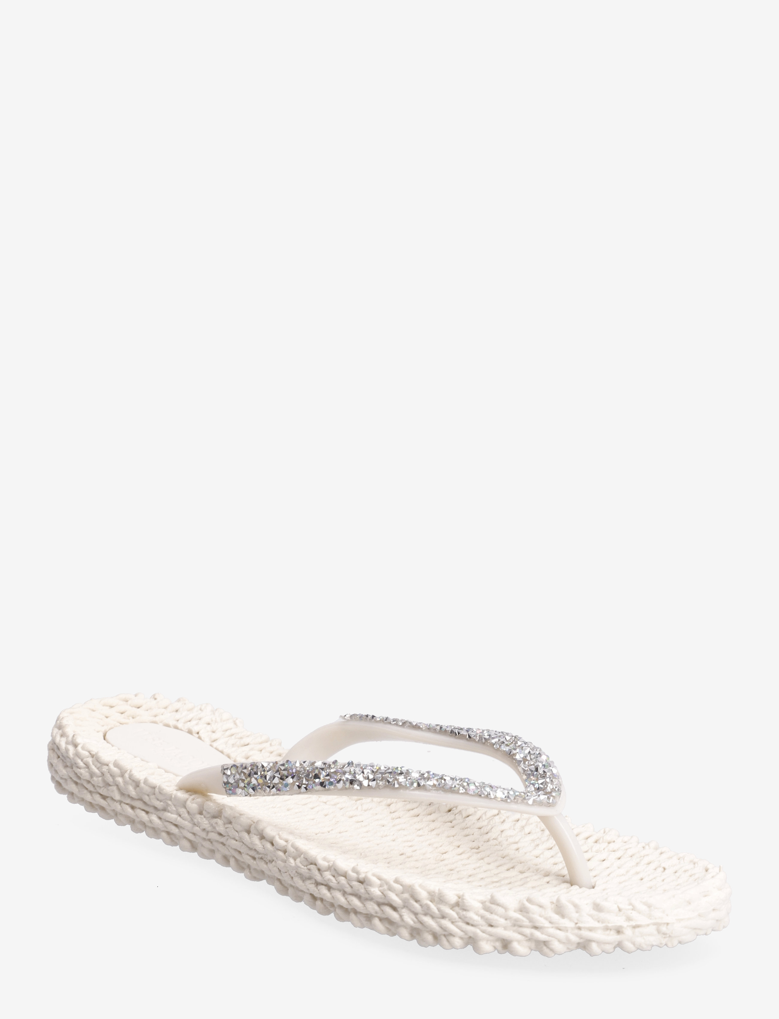 Ilse Jacobsen Flip Flops With Rhinestones - Ilse Jacobsen - NIGHT CLOUD / cream