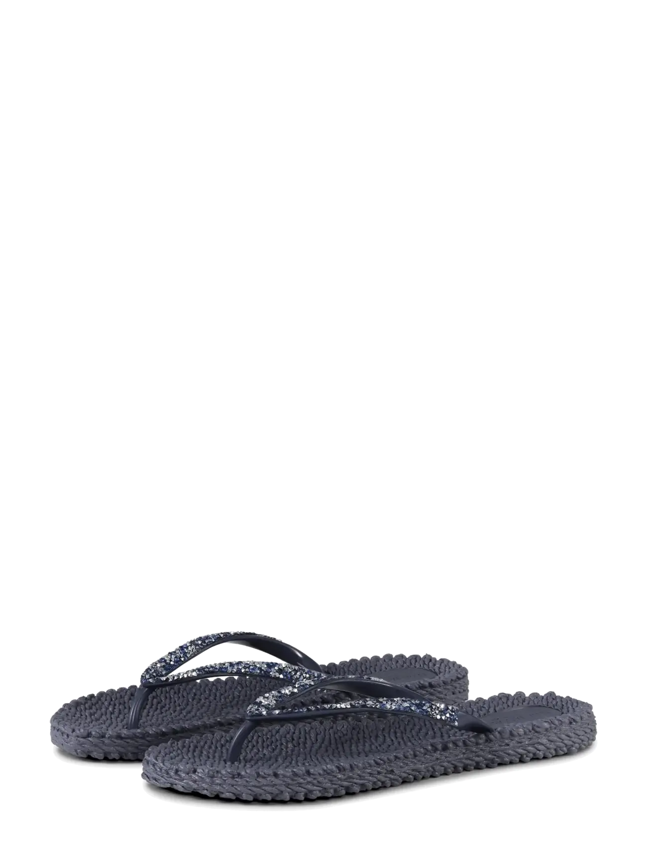 Ilse Jacobsen Flip Flops With Rhinestones, 36, Navy, Sandaler > Flip Flops, Dame