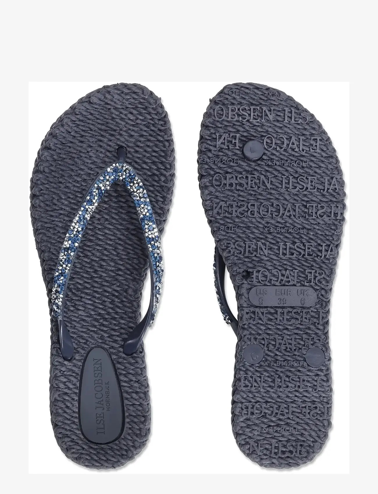 Ilse Jacobsen - Flip Flop With Glitter - klipklapper - ombre blue - 4