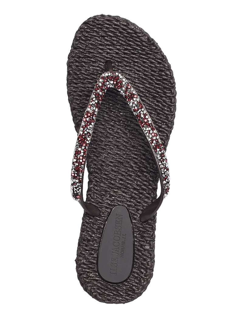 Ilse Jacobsen - Flip Flop With Glitter - plätud - prune - 3