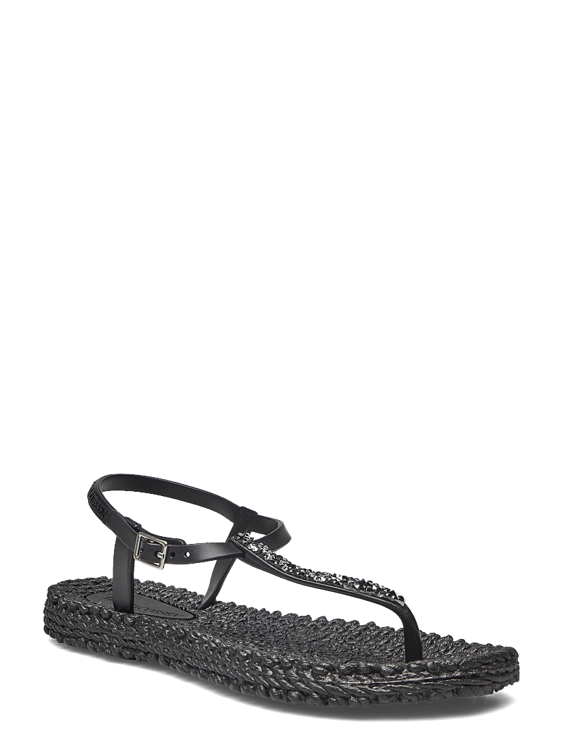 Ilse Jacobsen - Flip Flops With Rhinestones - platta sandaler - 001 black - 0