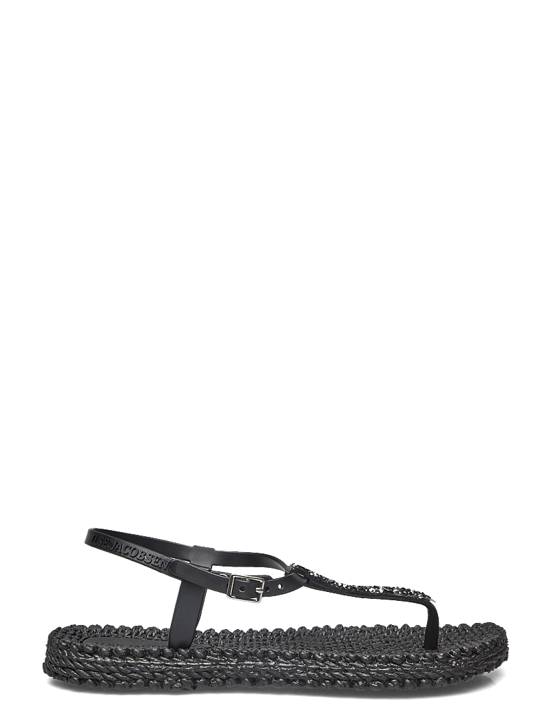Ilse Jacobsen - Flip Flops With Rhinestones - platta sandaler - 001 black - 1