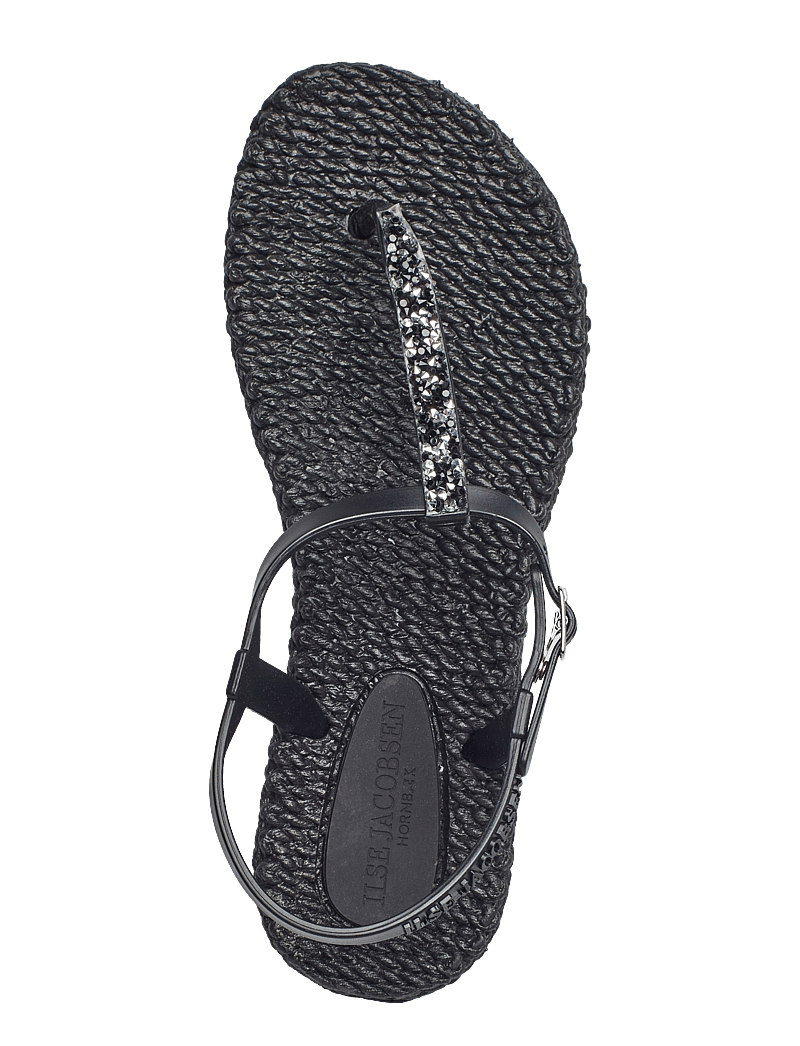 Ilse Jacobsen - Flip Flops With Rhinestones - platta sandaler - 001 black - 3