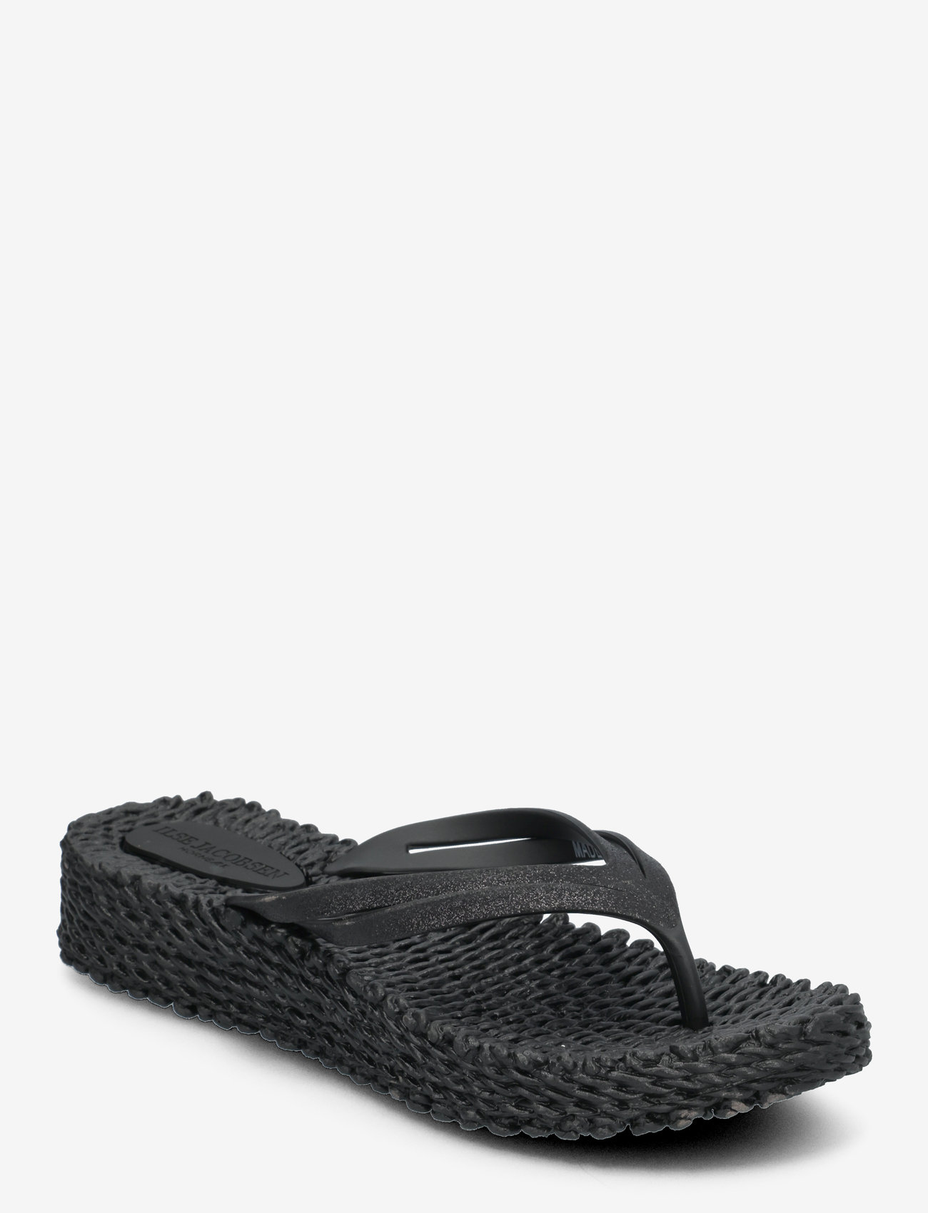Ilse Jacobsen - Flip Flops on Platform Sole - flip flops - 001 black - 0