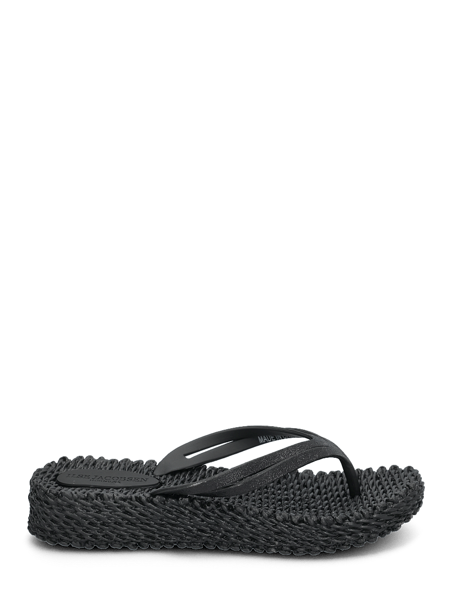 Ilse Jacobsen - Flip Flops on Platform Sole - klipklapper - 001 black - 1