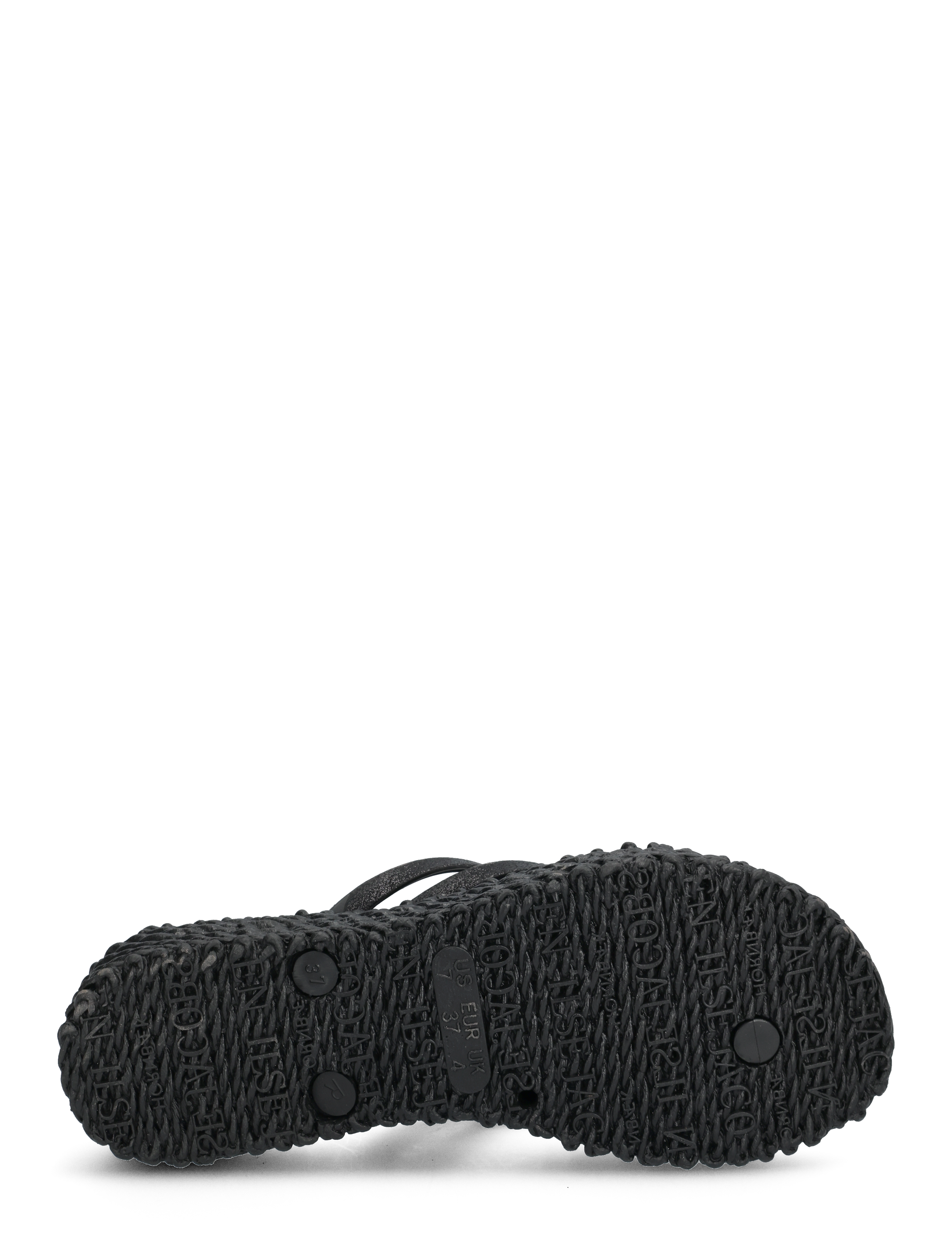 Ilse Jacobsen - Flip Flops on Platform Sole - klipklapper - 001 black - 4