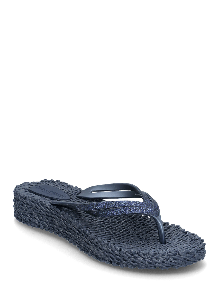 Ilse Jacobsen - Flip Flops on Platform Sole - klipklapper - indigo - 1