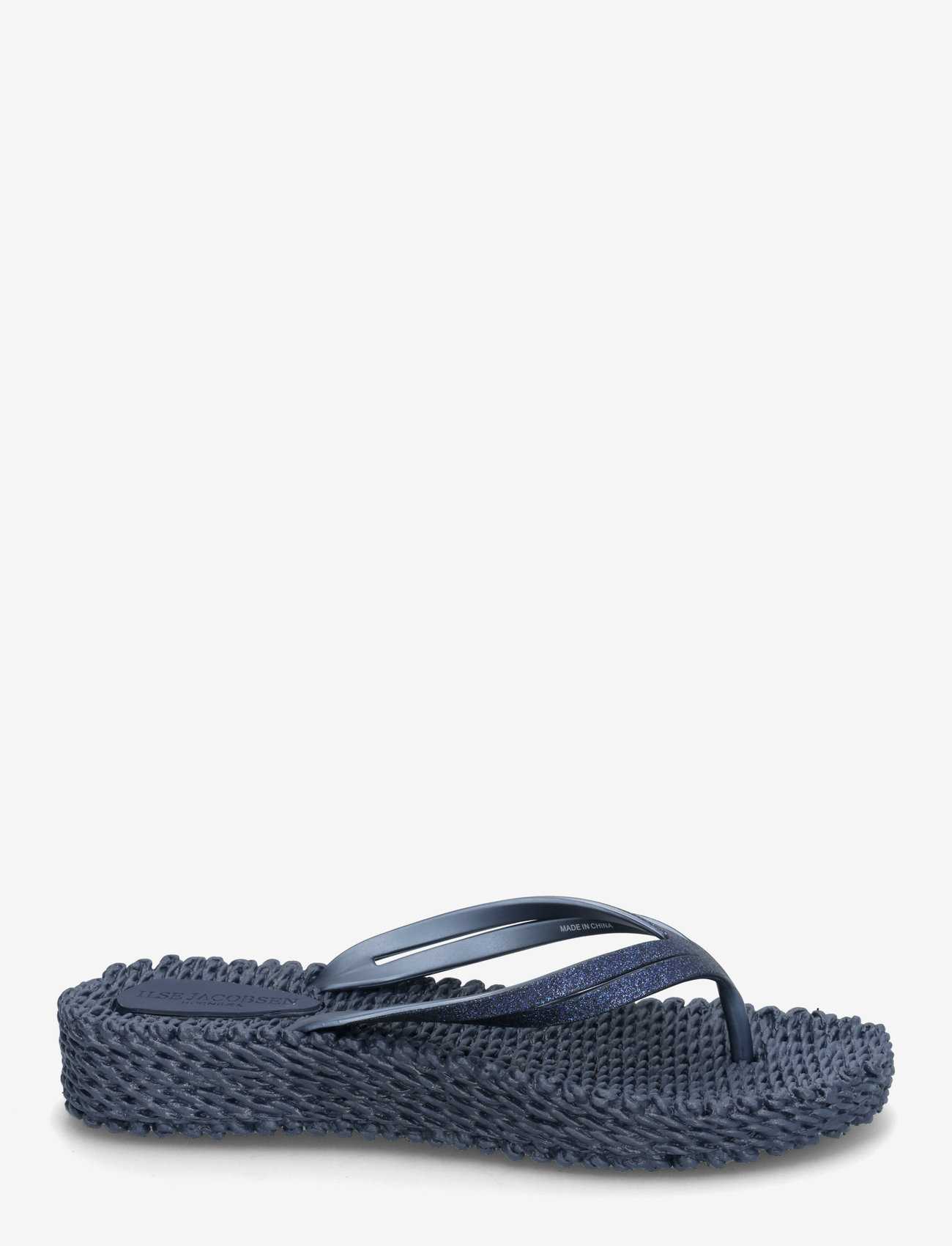 Ilse Jacobsen - Flip Flops on Platform Sole - indigo - 2