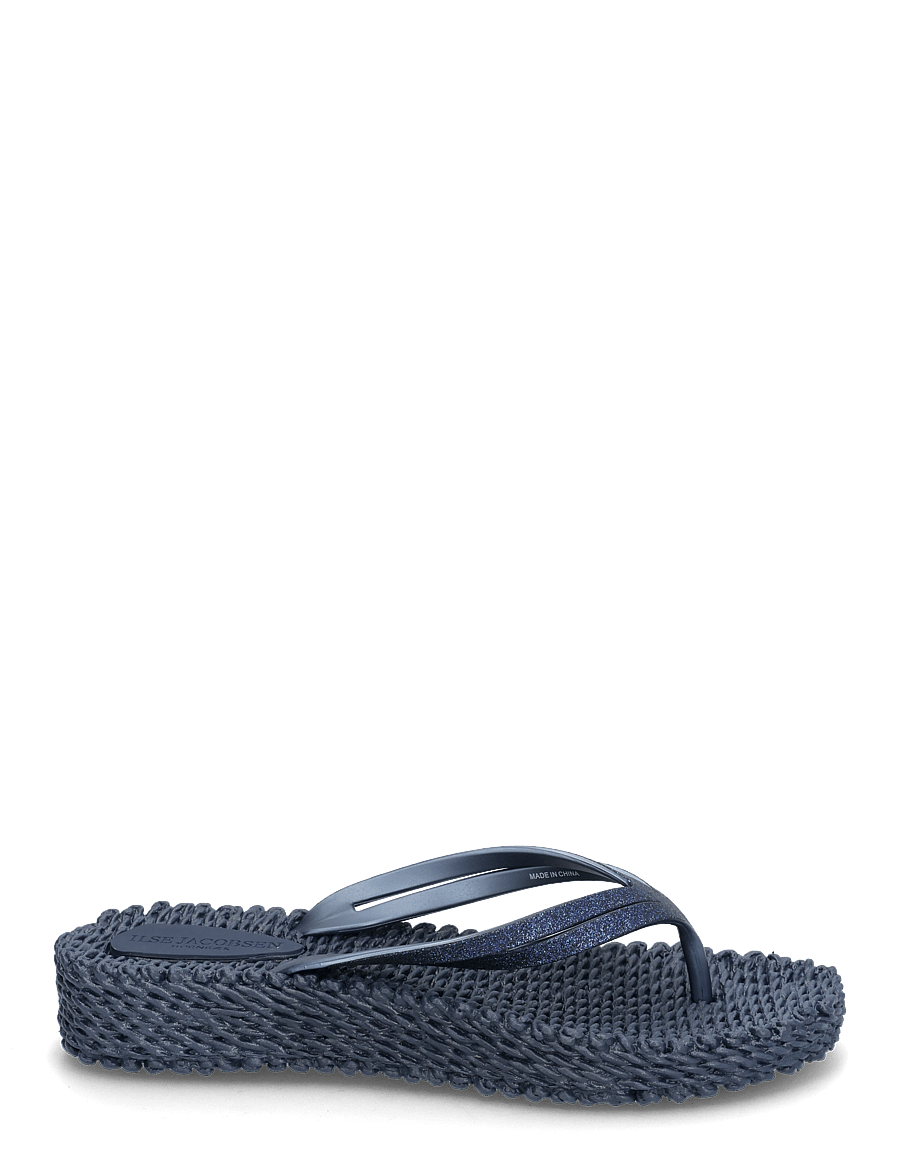 Ilse Jacobsen - Flip Flops on Platform Sole - klipklapper - indigo - 2