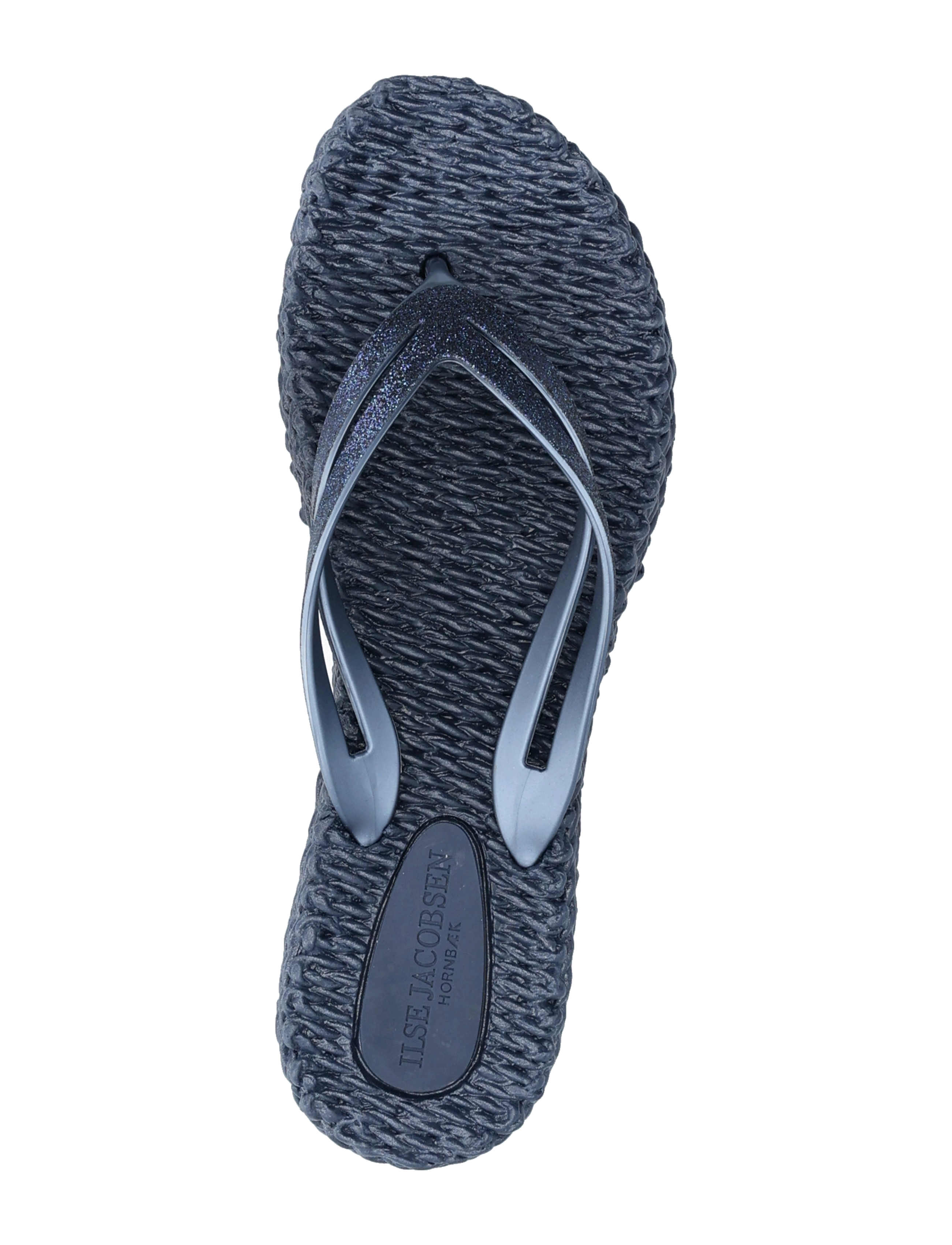 Ilse Jacobsen - Flip Flops on Platform Sole - flip flops - indigo - 4