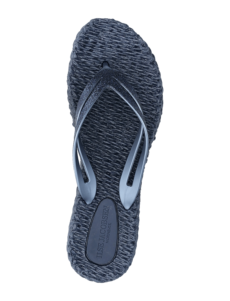 Ilse Jacobsen - Flip Flops on Platform Sole - klipklapper - indigo - 4