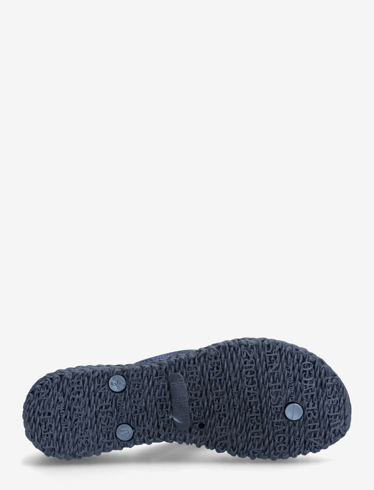 Ilse Jacobsen - Flip Flops on Platform Sole - indigo - 5