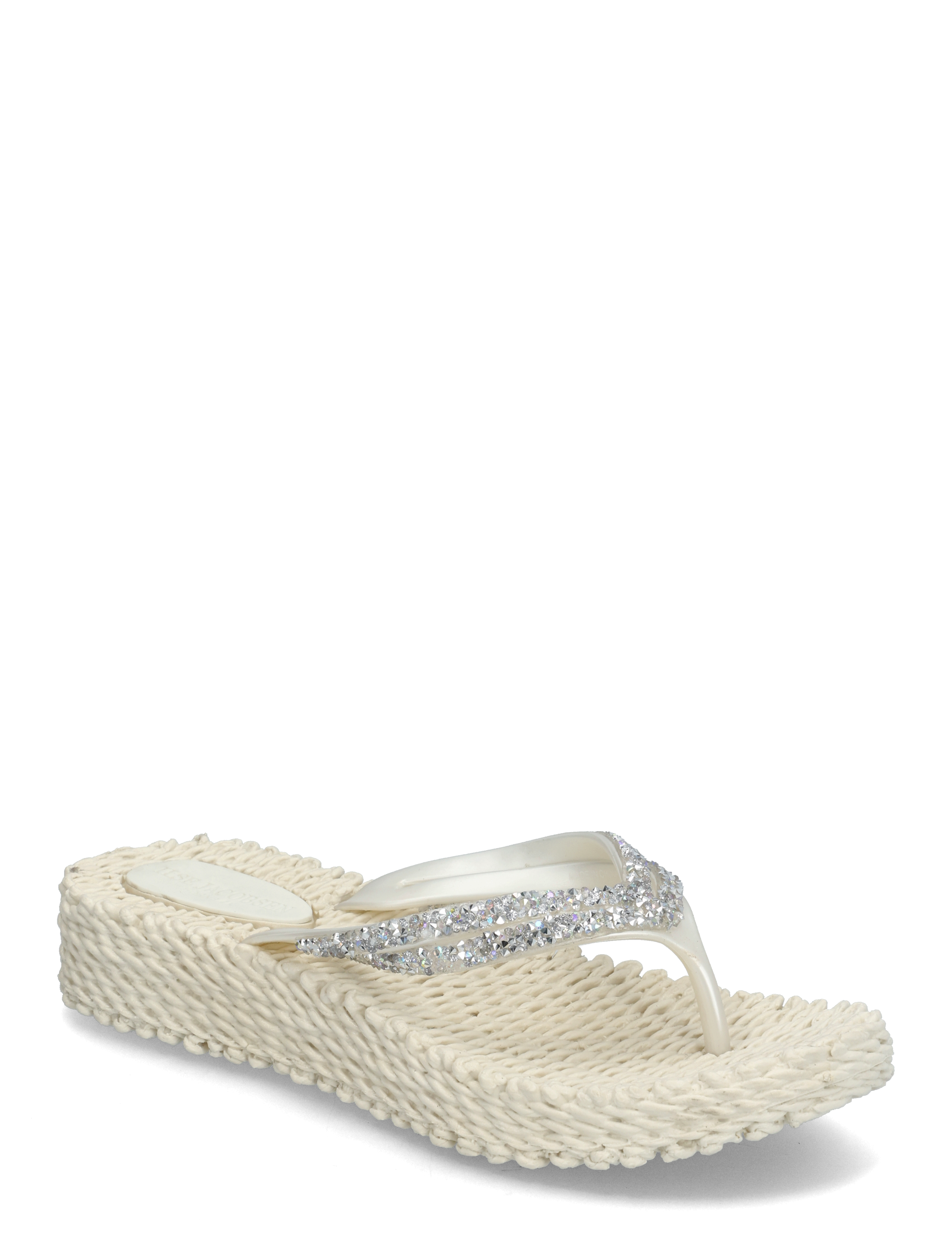 ILSE JACOBSEN Flip Flops On Platform Sole Weiß - 41 - Damen