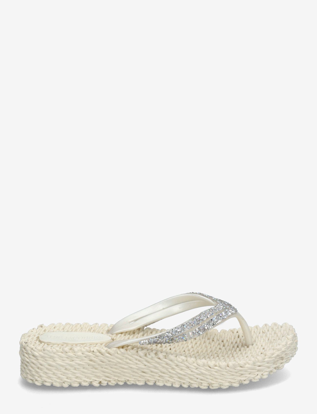 Ilse Jacobsen - Flip Flops On Platform Sole - plätud - creme - 1