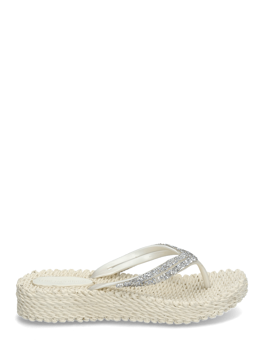 Ilse Jacobsen - Flip Flops On Platform Sole - flip flops - creme - 1