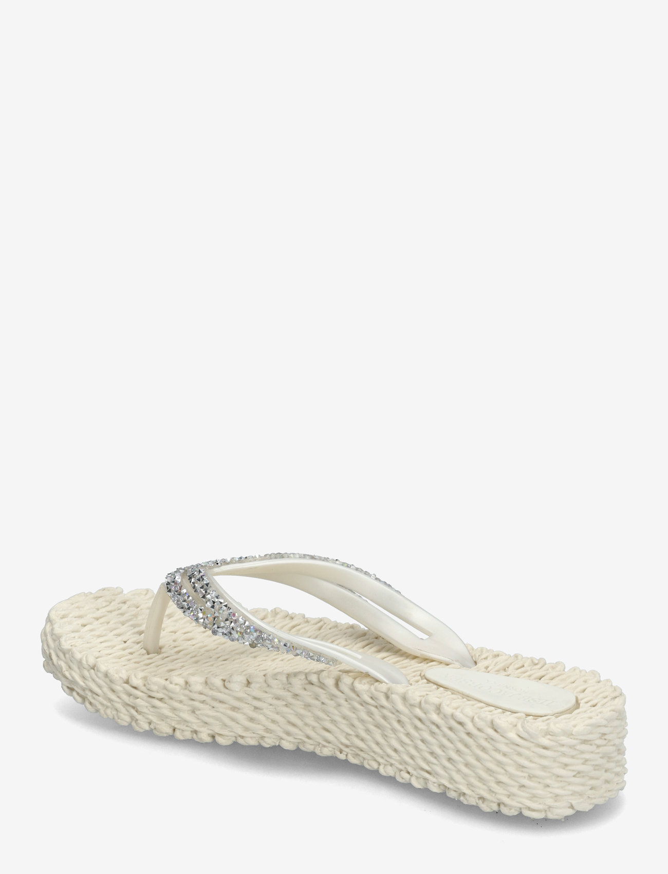 Ilse Jacobsen - Flip Flops On Platform Sole - plätud - creme - 2