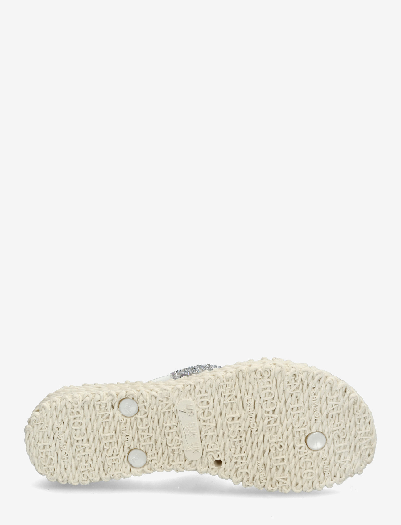 Ilse Jacobsen - Flip Flops On Platform Sole - plätud - creme - 4