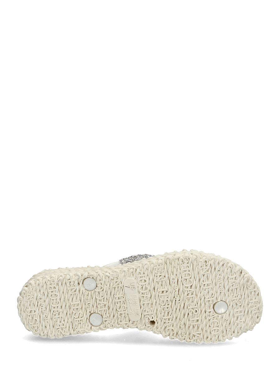 Ilse Jacobsen - Flip Flops On Platform Sole - flip flops - creme - 4